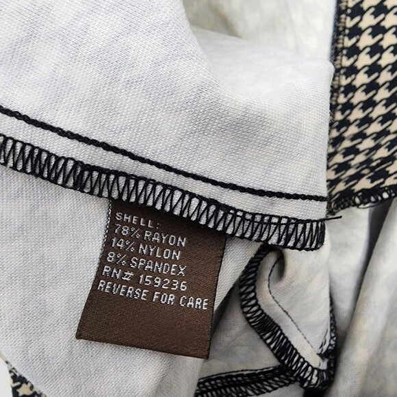 J.McLaughlin Houndstooth Pattern Womens Pants Size 4 Stretchy Blend‎ - Picture 5 of 10